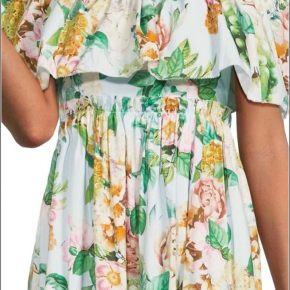 🩵🩷CARA CARA 🩷🩵 Marta Floral Midi Dress size 0 / $595 retail - Picture 3 of 14